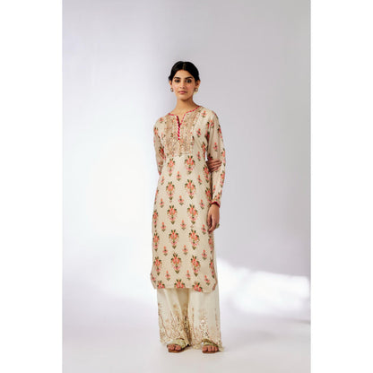 Gopi Vaid Ivory Neha Kurta