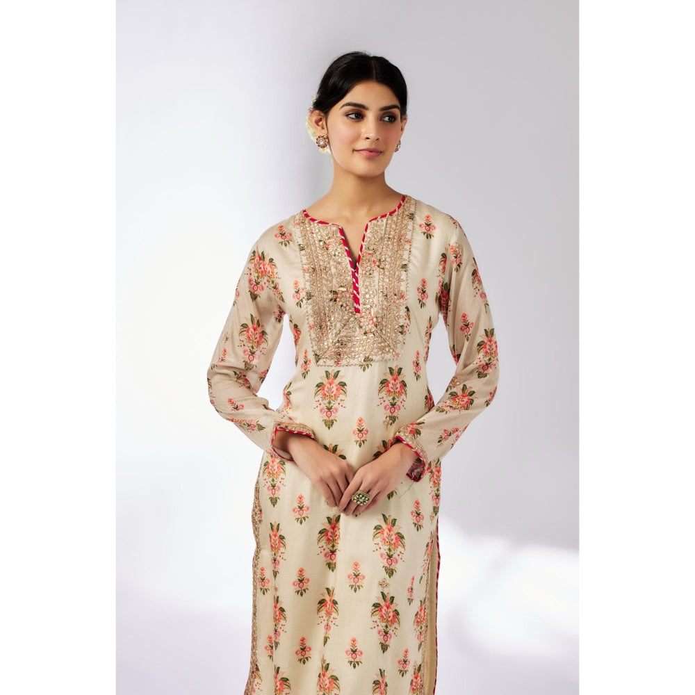 Gopi Vaid Ivory Neha Kurta