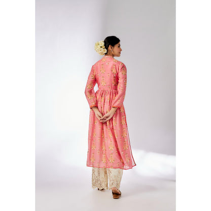 Gopi Vaid Pink Tara Kurta