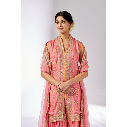 Gopi Vaid Dhriti Sleeveless Sharara Set