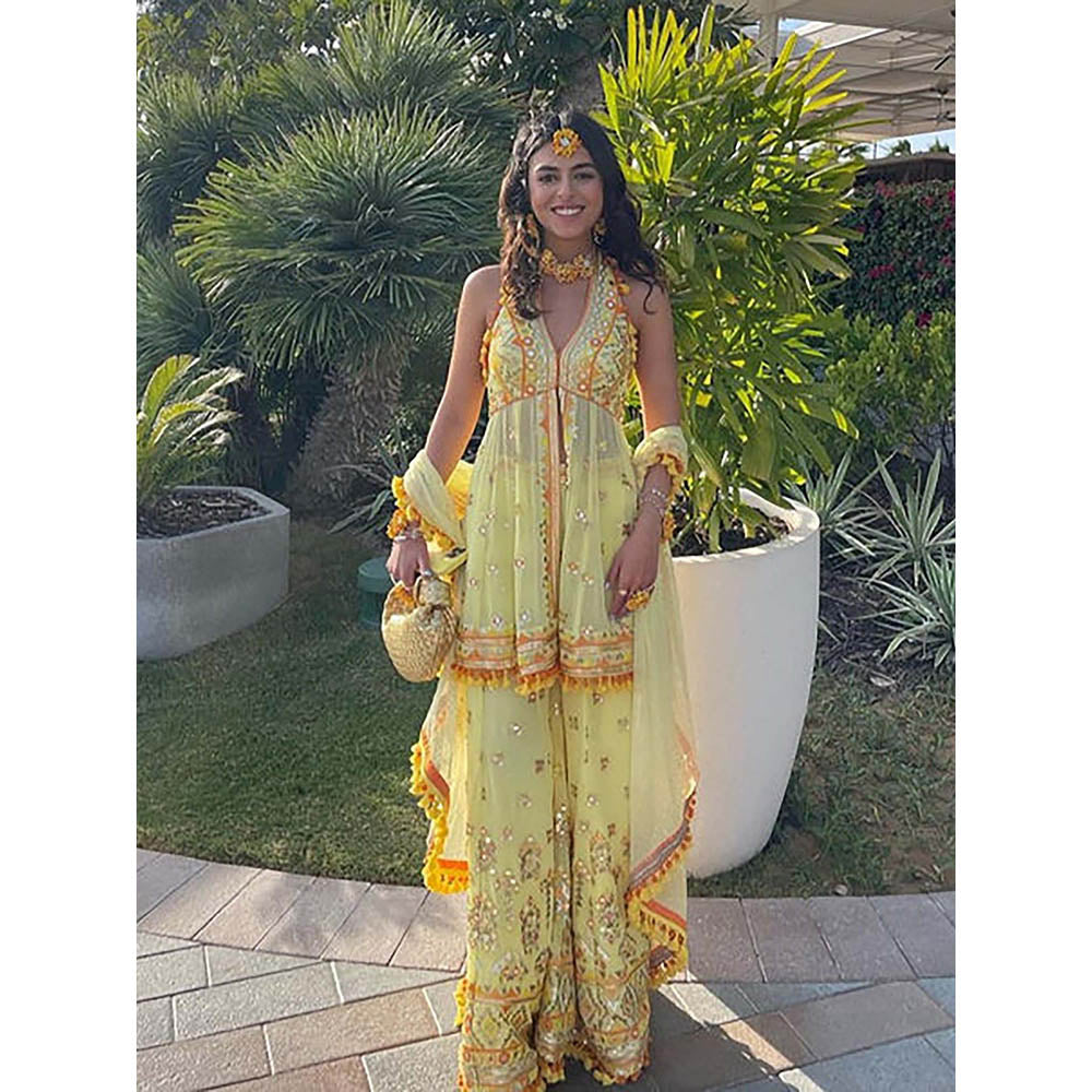 Gopi Vaid Ishana Pant Set-Tanya Sadarangani