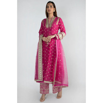 Gopi Vaid Meera Jacket Palazzo Set -Lara Dutta