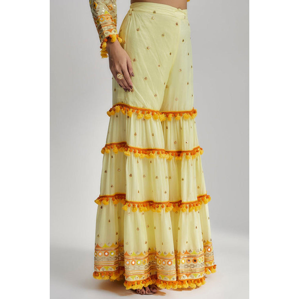 Gopi Vaid Maahika Layered Sharara Set