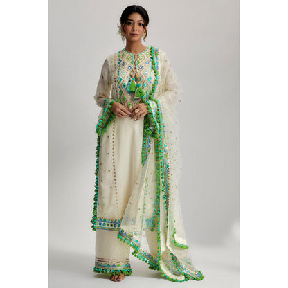 Gopi Vaid Nishika Long Kurta With Palazzo