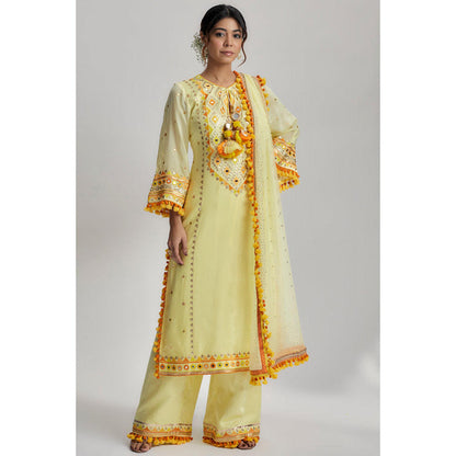 Gopi Vaid Nishika Long Kurta With Palazzo