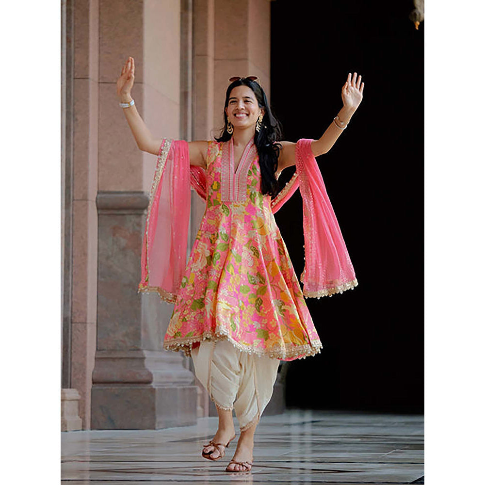 Gopi Vaid Ketki AG Dhoti Set -Shivani Bafna