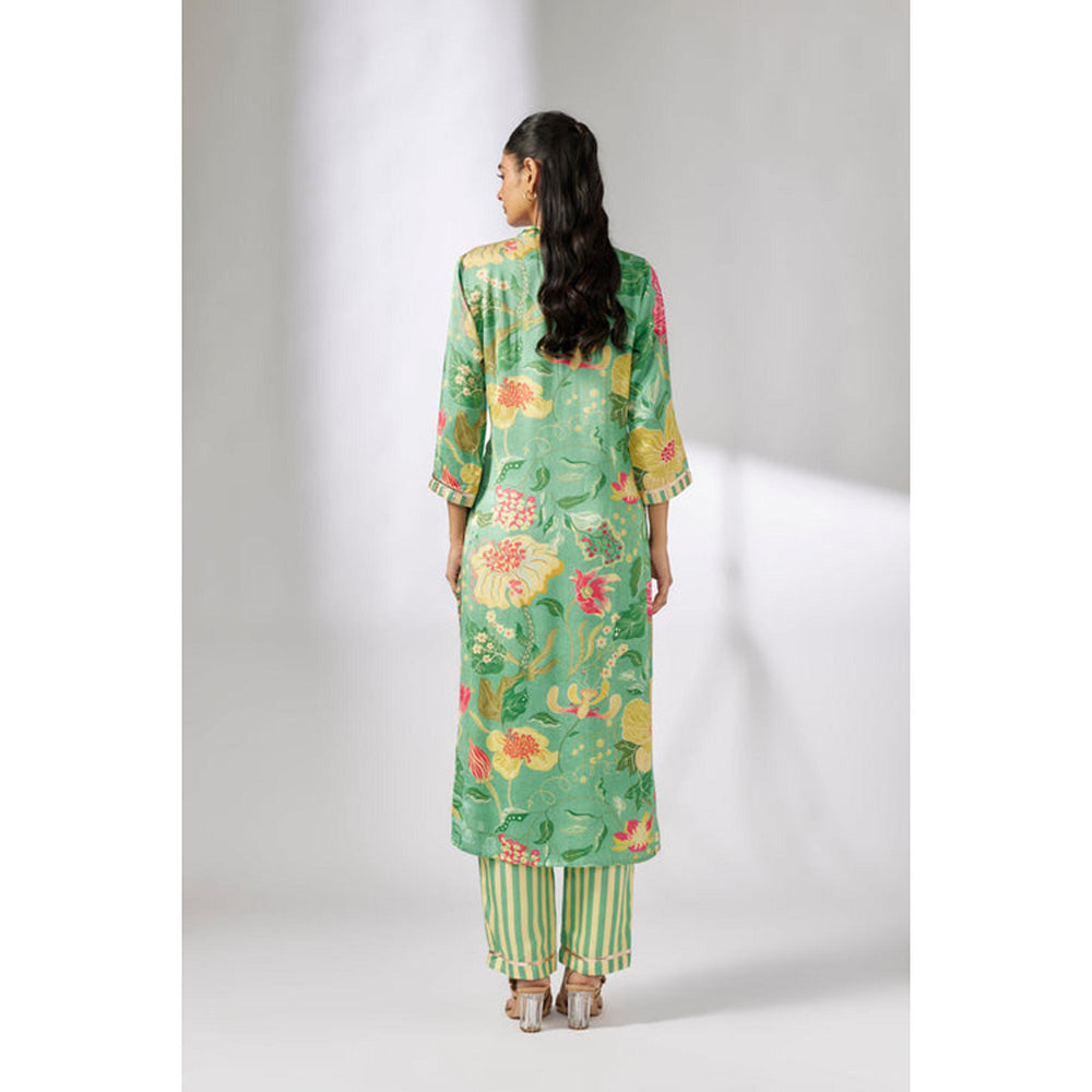 Gopi Vaid Lily Scarf Tunic set