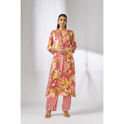 Gopi Vaid Lily Scarf Tunic set