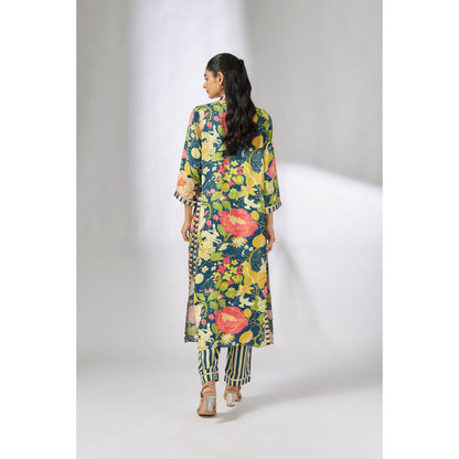 Gopi Vaid Lily Scarf Tunic set