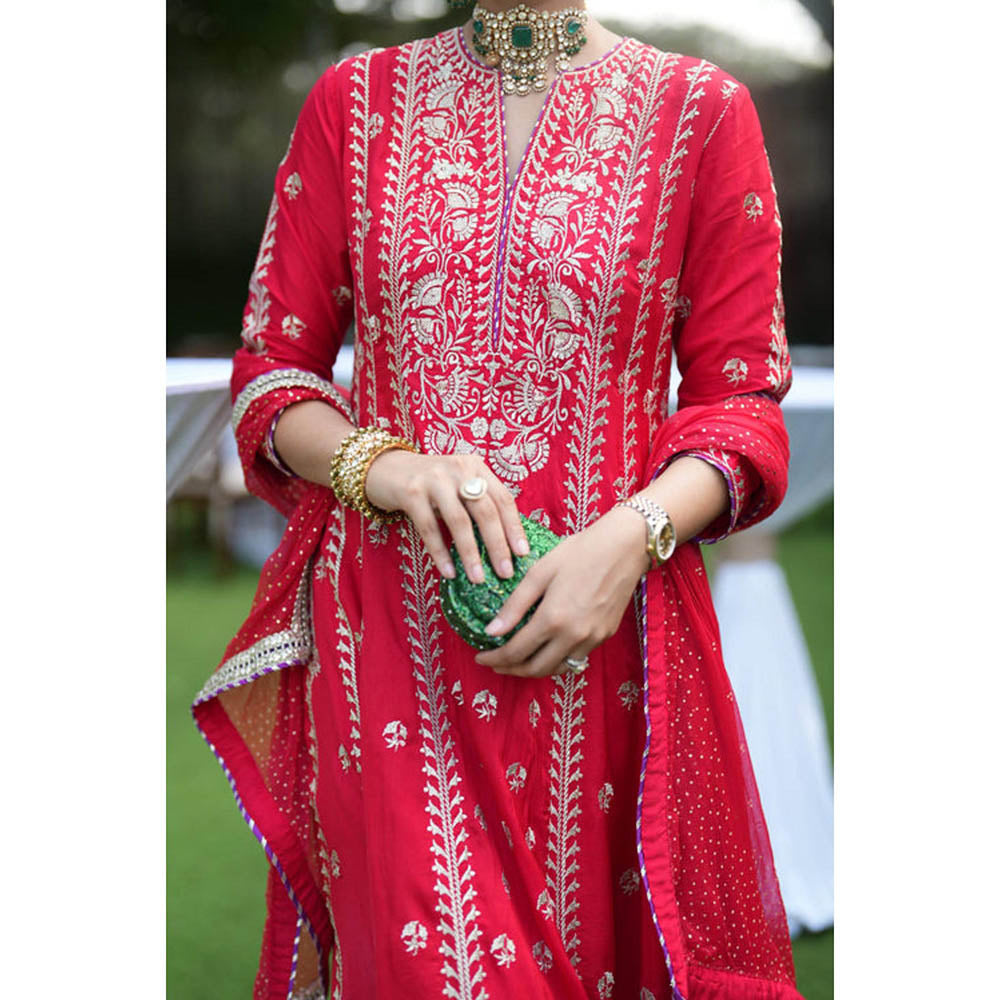 Gopi Vaid Aarohi Anarkali with Palazzo Set -Summiyya Patni