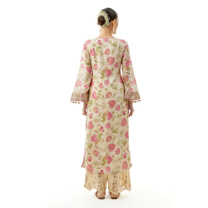 Gopi Vaid Kavya Tunic with palazzo and dupatta