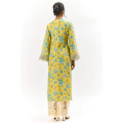 Gopi Vaid Kavya Tunic with palazzo and dupatta