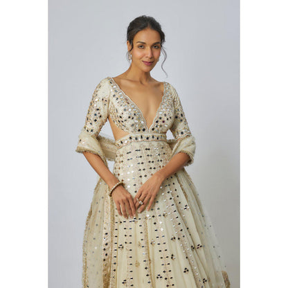 Gopi Vaid Aasmi Anarkali Set -Sargun Mehta