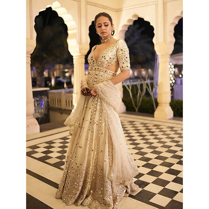 Gopi Vaid Aasmi Anarkali Set -Sargun Mehta