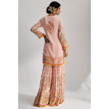 Gopi Vaid Aditi Rao Hydari In Friya Short Kurta Sharara Set