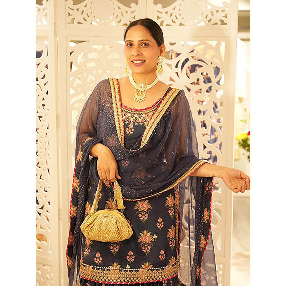 Gopi Vaid Advika Strappy Sharara Set-Neha Jain