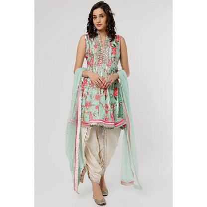 Gopi Vaid Ahana Sleeveless Ag with Dhoti