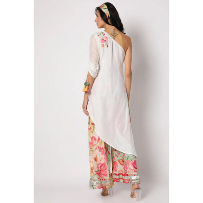 Gopi Vaid Khushi One Shoulder Tunic Set