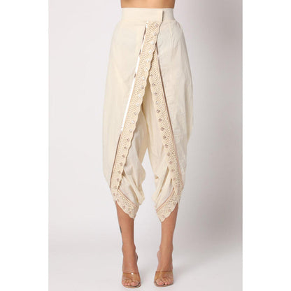 Gopi Vaid Nikki Tamboli in Khushi Peplum Dhoti Set