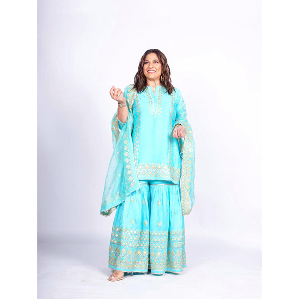 Gopi Vaid Archana Puransingh Shiddat Sharara Set
