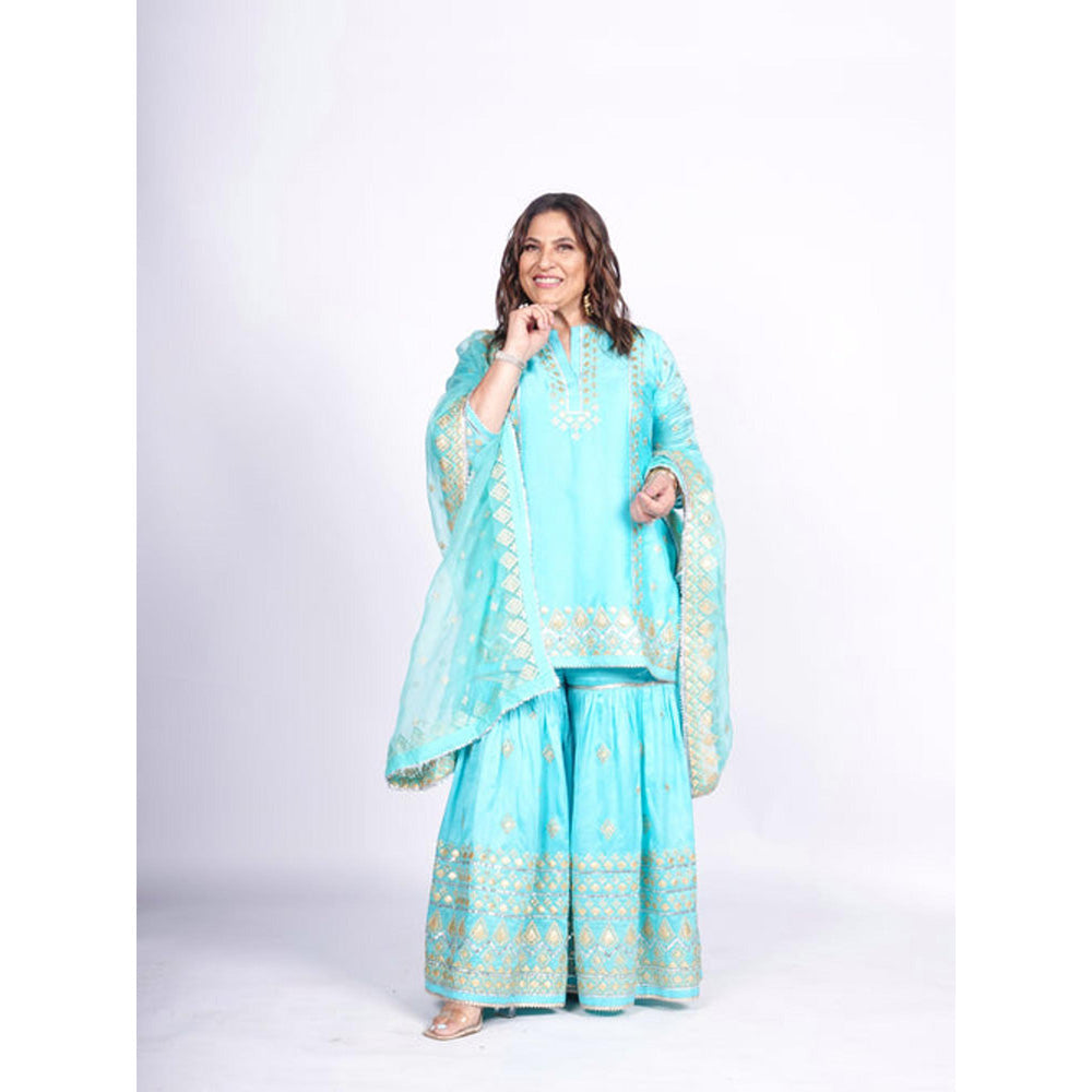 Gopi Vaid Archana Puransingh Shiddat Sharara Set