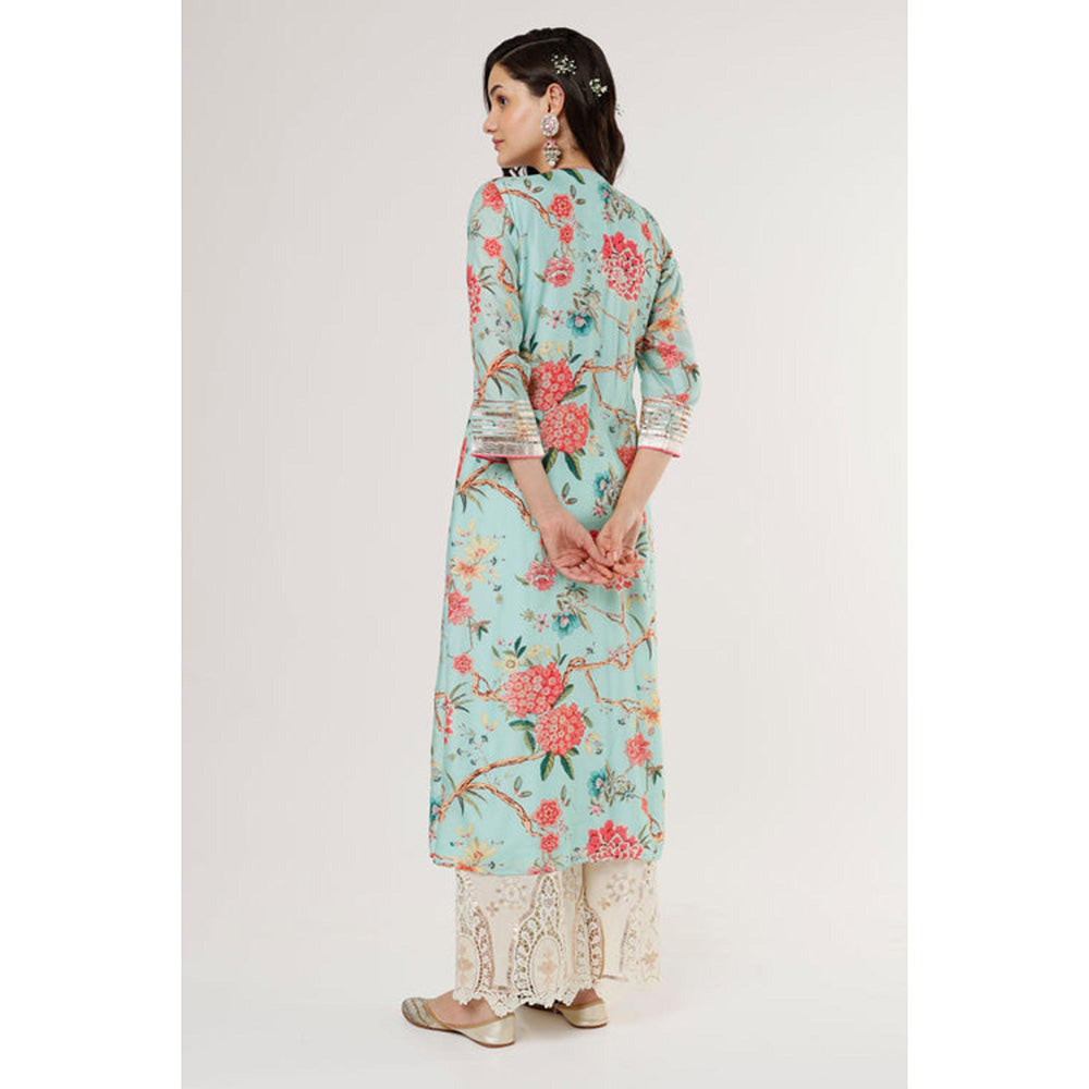 Gopi Vaid Chaitali Jacket style Tunic Set