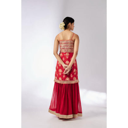 Gopi Vaid Chhaya Strappy Sharara Set