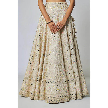 Gopi Vaid Raima Lehenga with Blouse and Dupatta