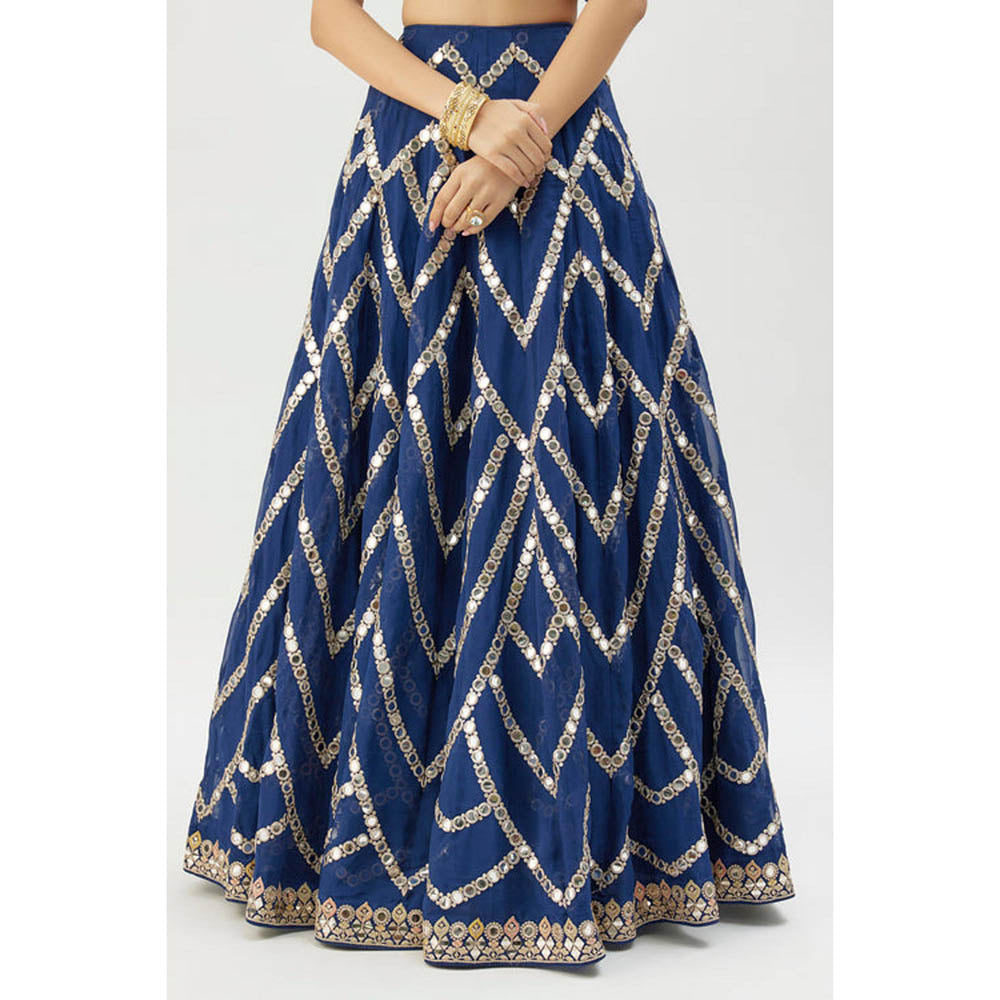Gopi Vaid Prema Lehenga with Blouse and Dupatta