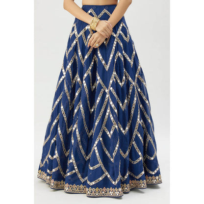 Gopi Vaid Prema Lehenga with Blouse and Dupatta
