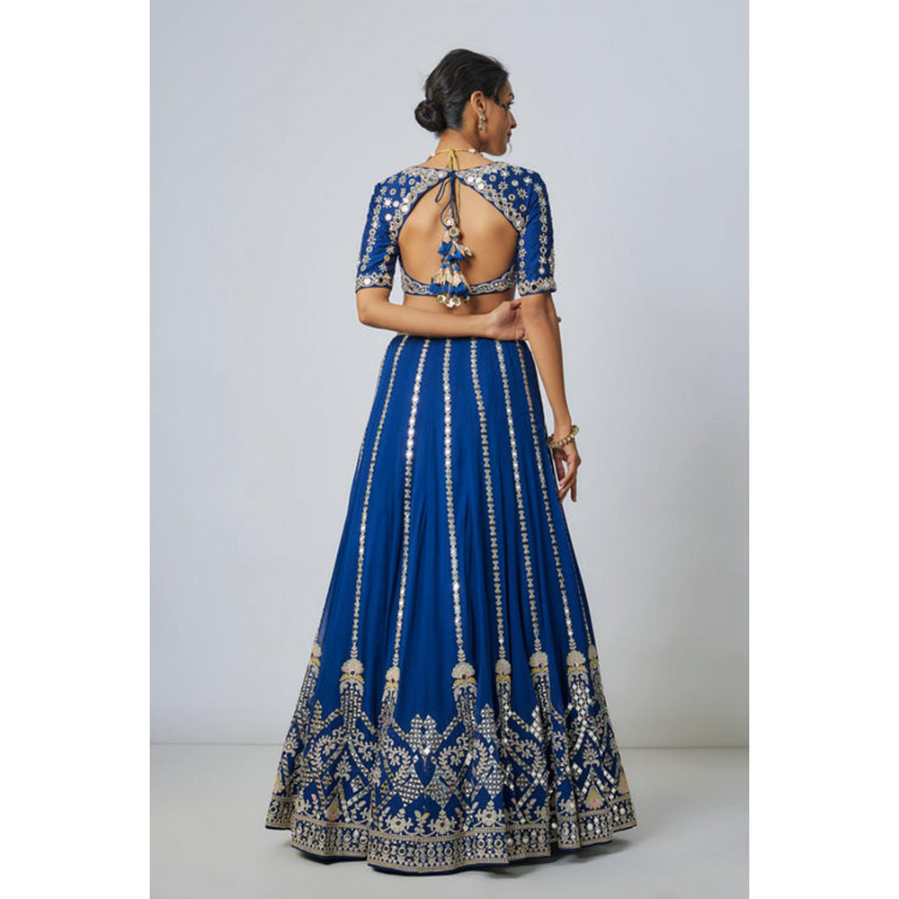 Gopi Vaid Ananya Lehenga with Blouse and Cape