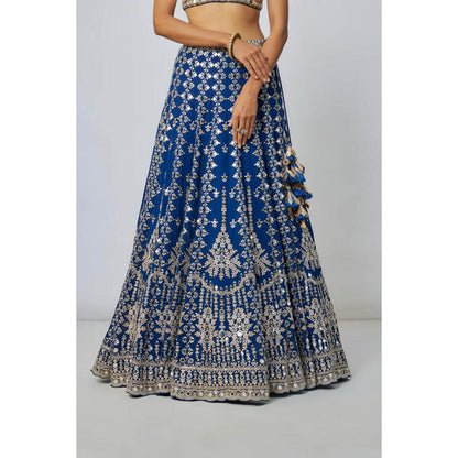 Gopi Vaid Rudrani Lehenga with Blouse and Dupatta