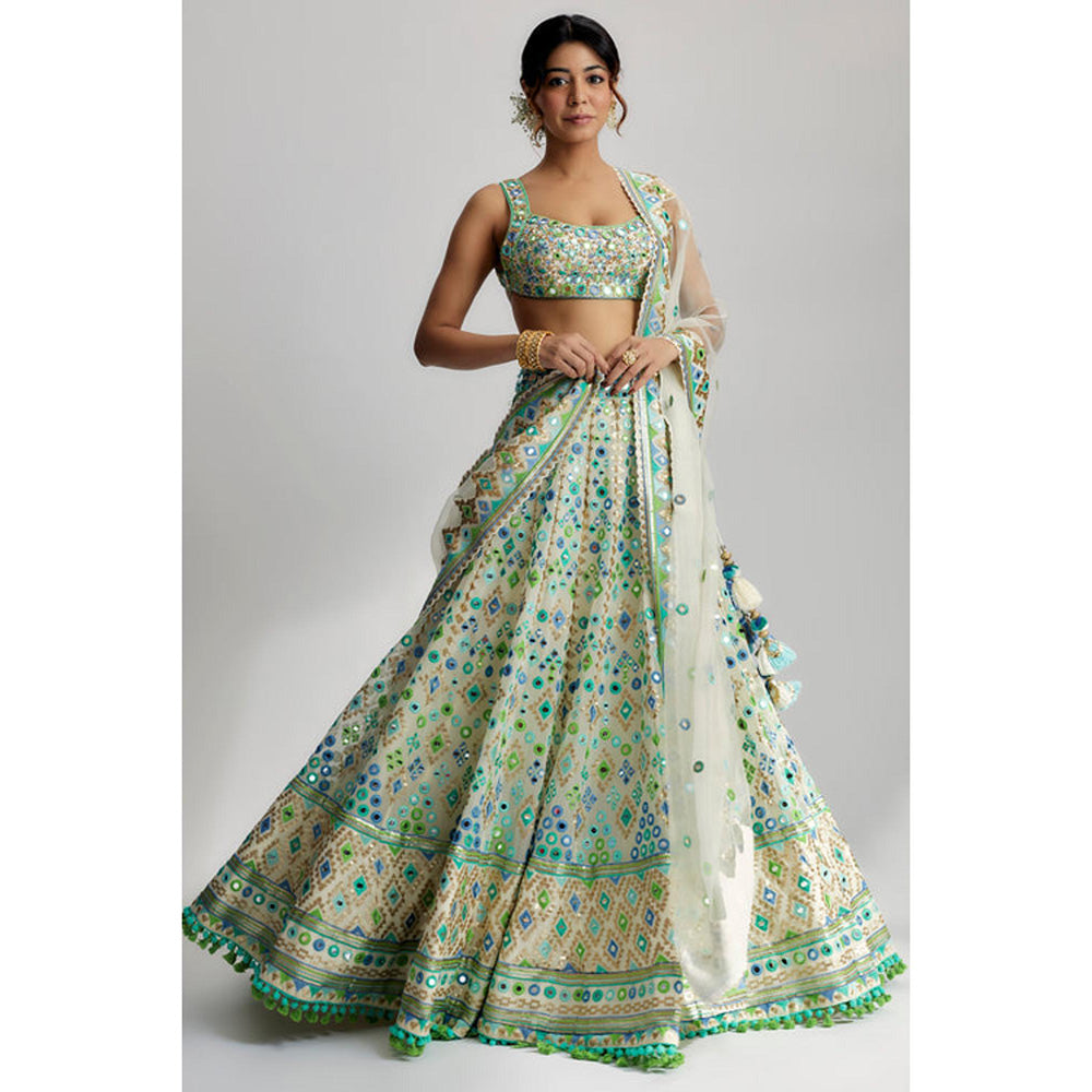 Gopi Vaid Avantika Lehenga with Blouse and Dupatta