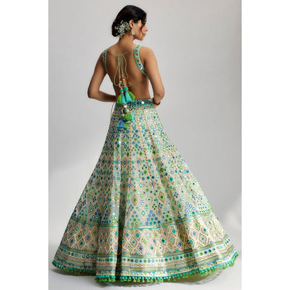 Gopi Vaid Avantika Lehenga with Blouse and Dupatta