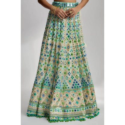 Gopi Vaid Avantika Lehenga with Blouse and Dupatta