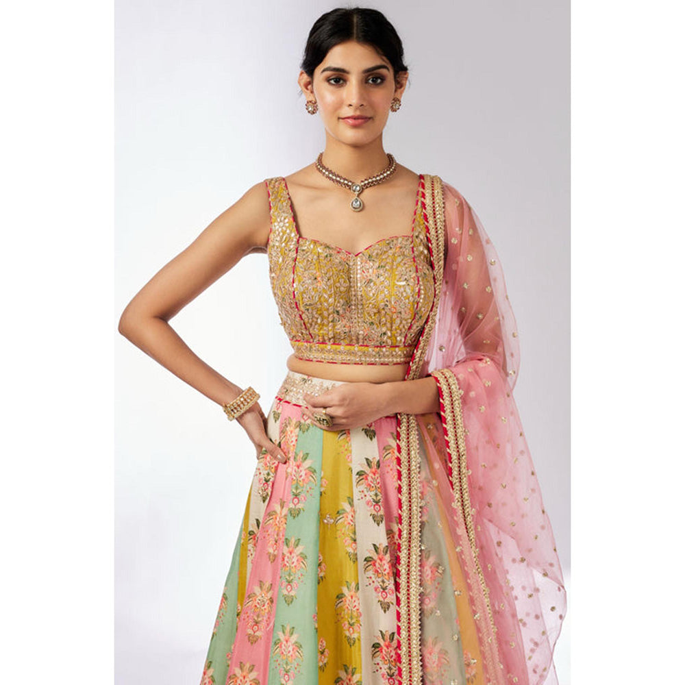 Gopi Vaid Sayali Lehenga with Blouse and Dupatta