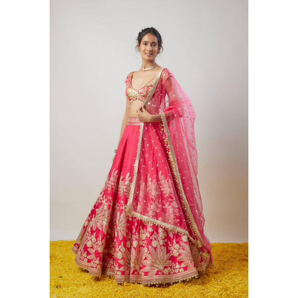 Gopi Vaid Alaya Lehenga with Blouse and Dupatta