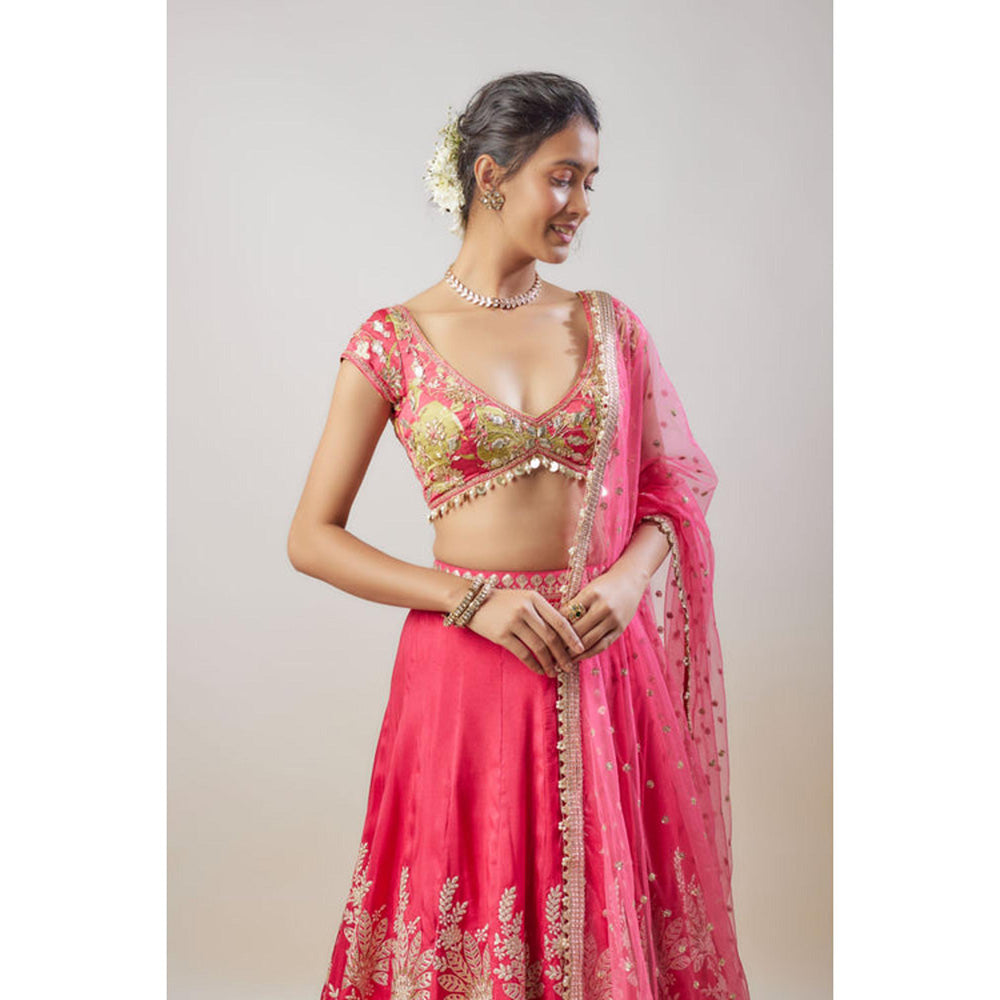 Gopi Vaid Alaya Lehenga with Blouse and Dupatta