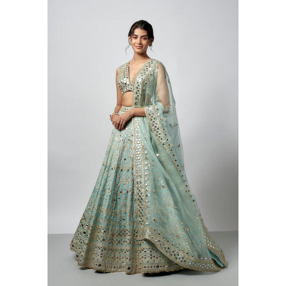Gopi Vaid Sama Lehenga with Blouse and Dupatta