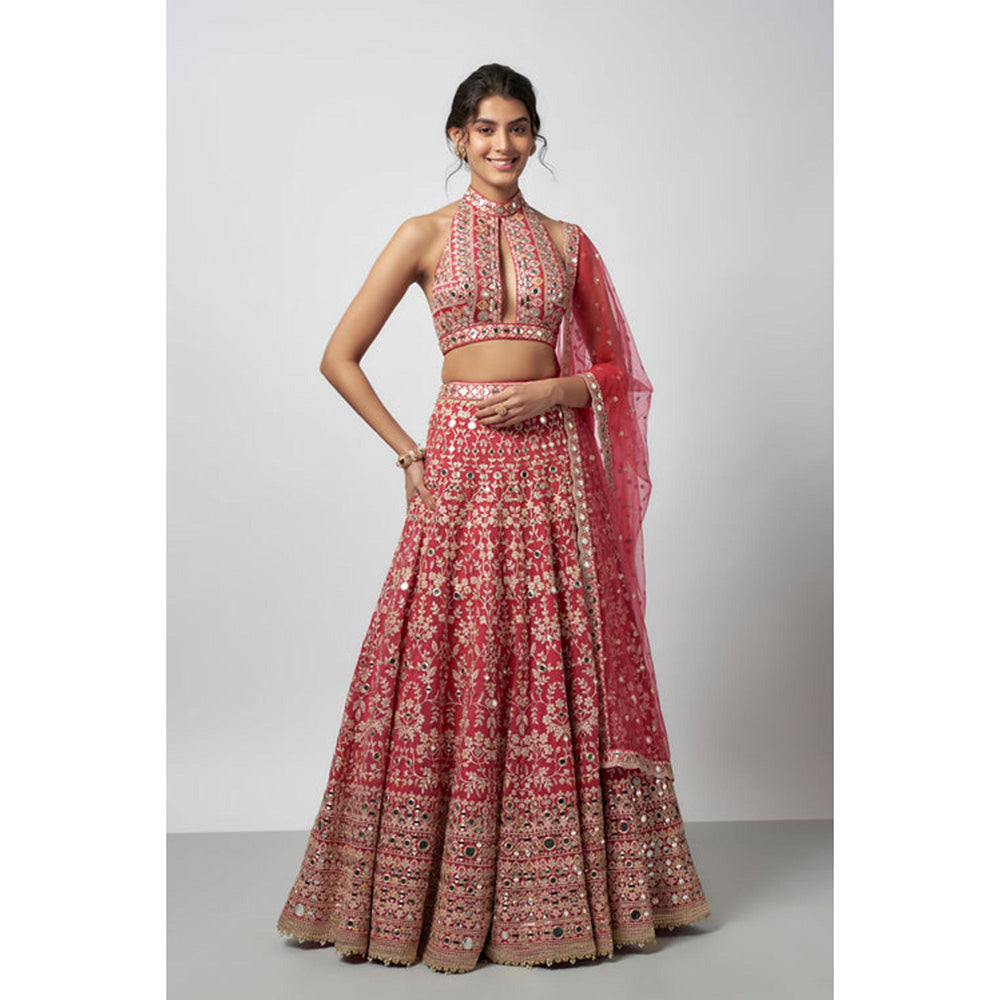 Gopi Vaid Laanya Lehenga with Blouse and Dupatta