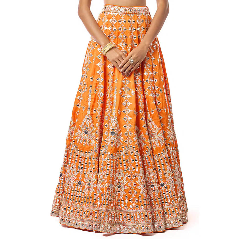 Gopi Vaid Rudrani Lehenga with Blouse and Dupatta