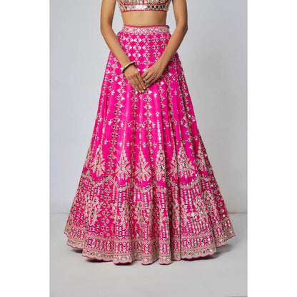 Gopi Vaid Sharvani Lehenga with Blouse and Dupatta