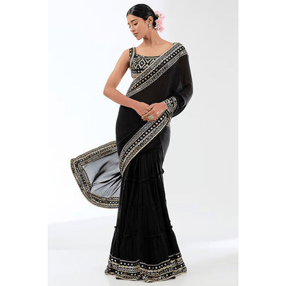 Gopi Vaid Sunidhi Saree with Stitched Blouse