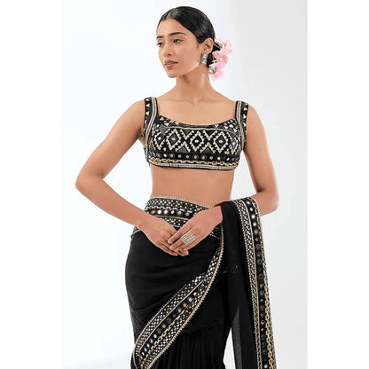 Gopi Vaid Sunidhi Saree with Stitched Blouse