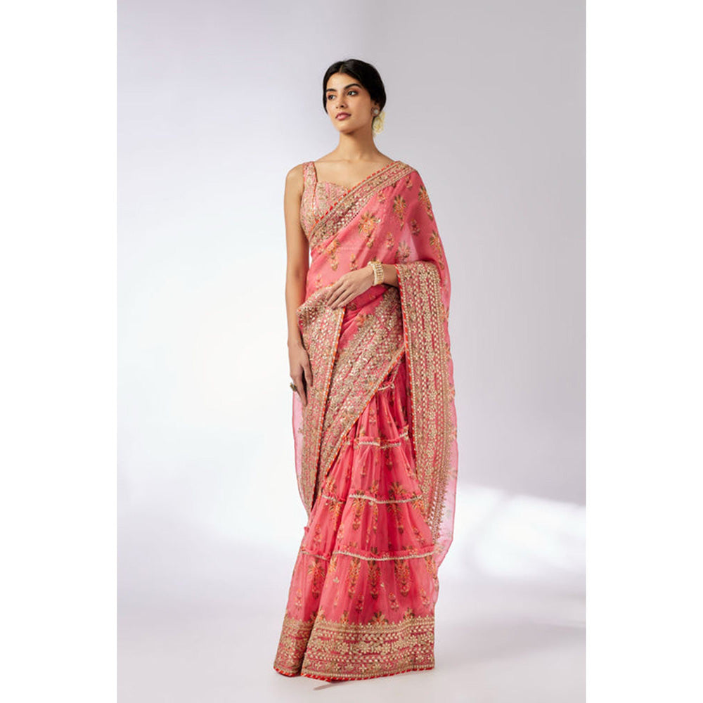 Gopi Vaid Mahira Saree with Stitched Blouse