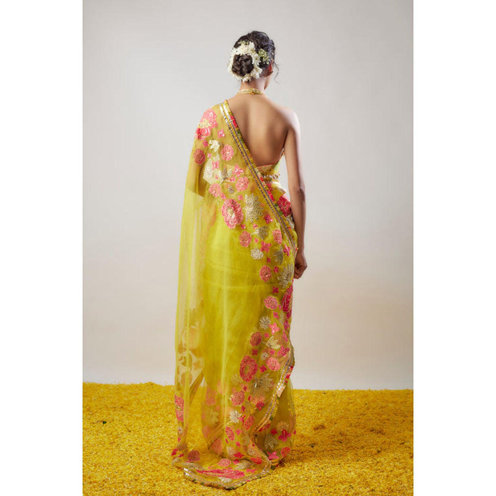 Gopi Vaid Varsha Saree with Stitched Blouse