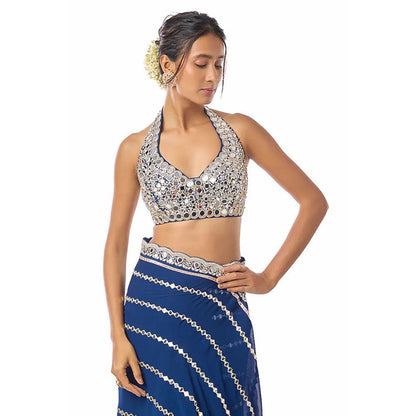 Gopi Vaid Aradhana Saree with Stitched Blouse