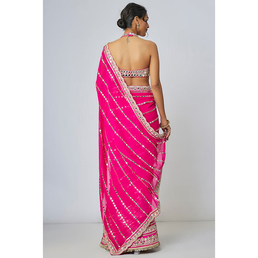 Gopi Vaid Aradhana Saree with Stitched Blouse