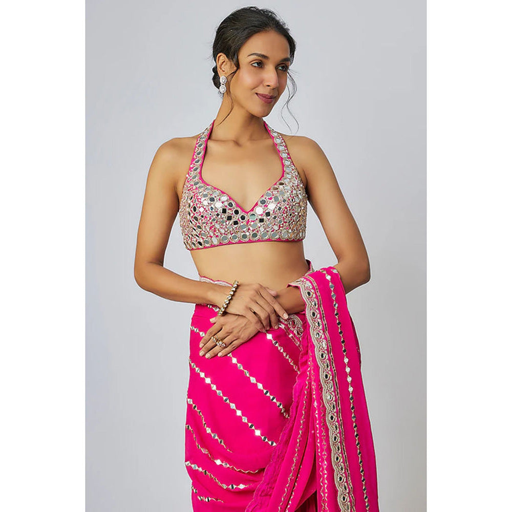 Gopi Vaid Aradhana Saree with Stitched Blouse