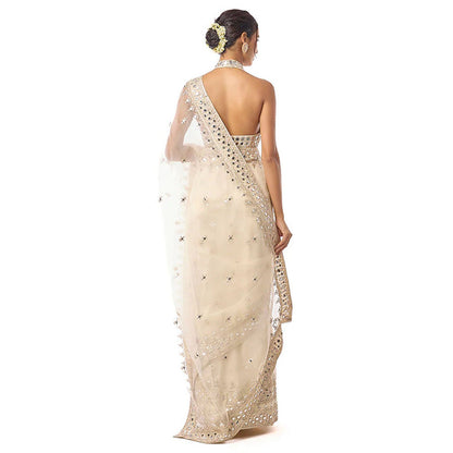 Gopi Vaid Abhinaya Saree with Stitched Blouse